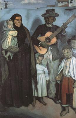 Emile Bernard Spanish Musicians (mk19) France oil painting art